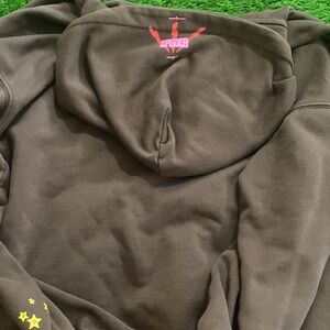 Spyder Brown Hoodie with Pink Details